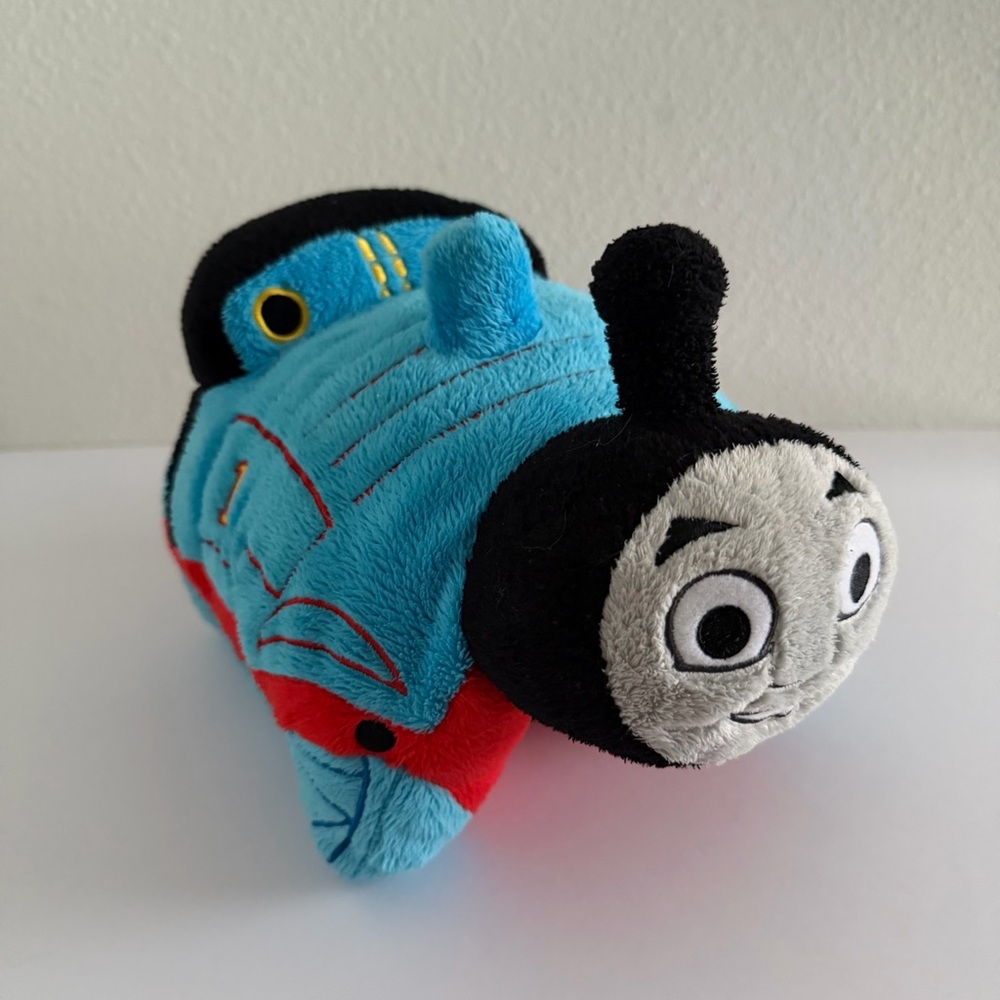 Pillow Pets Pee-Wees Thomas The Tank Engine Train‎ Plush Pillow 13 X 11 Stuffed - Picture 6 of 15